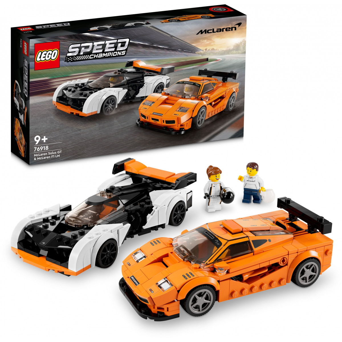 LEGO Speed Champions 76918 - McLaren Solus GT & McLaren F1 LM