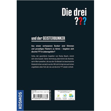KOSMOS - Die drei ??? und der Geisterbunker KOSMOS - Die drei ??? und der Geisterbunker