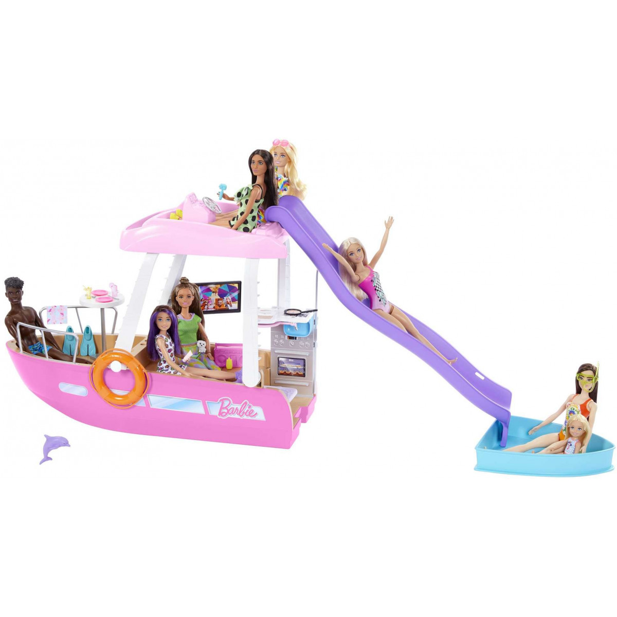 Barbie - Barbie Traumschiff mit Pool und Rutsche