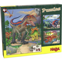HABA - Puzzles Dinosaurier