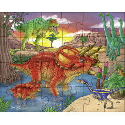 HABA - Puzzles Dinosaurier