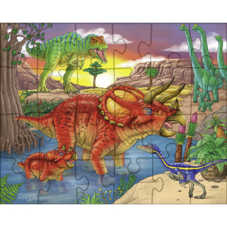 HABA - Puzzles Dinosaurier