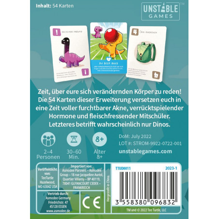 Unstable Games - Happy Little Dinosaurs - Erweiterung für 5 bis 6 Personen