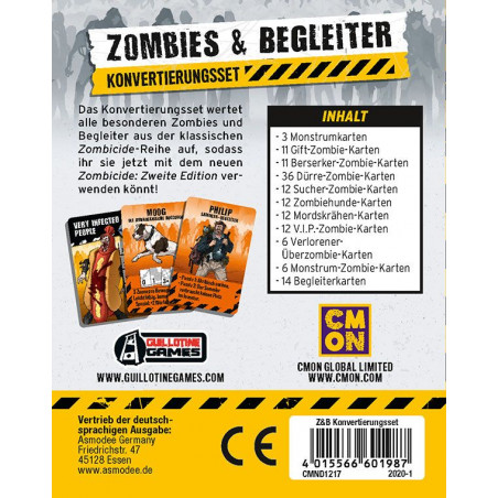 CMON - Zombicide 2. Edition - Zombies & Begleiter