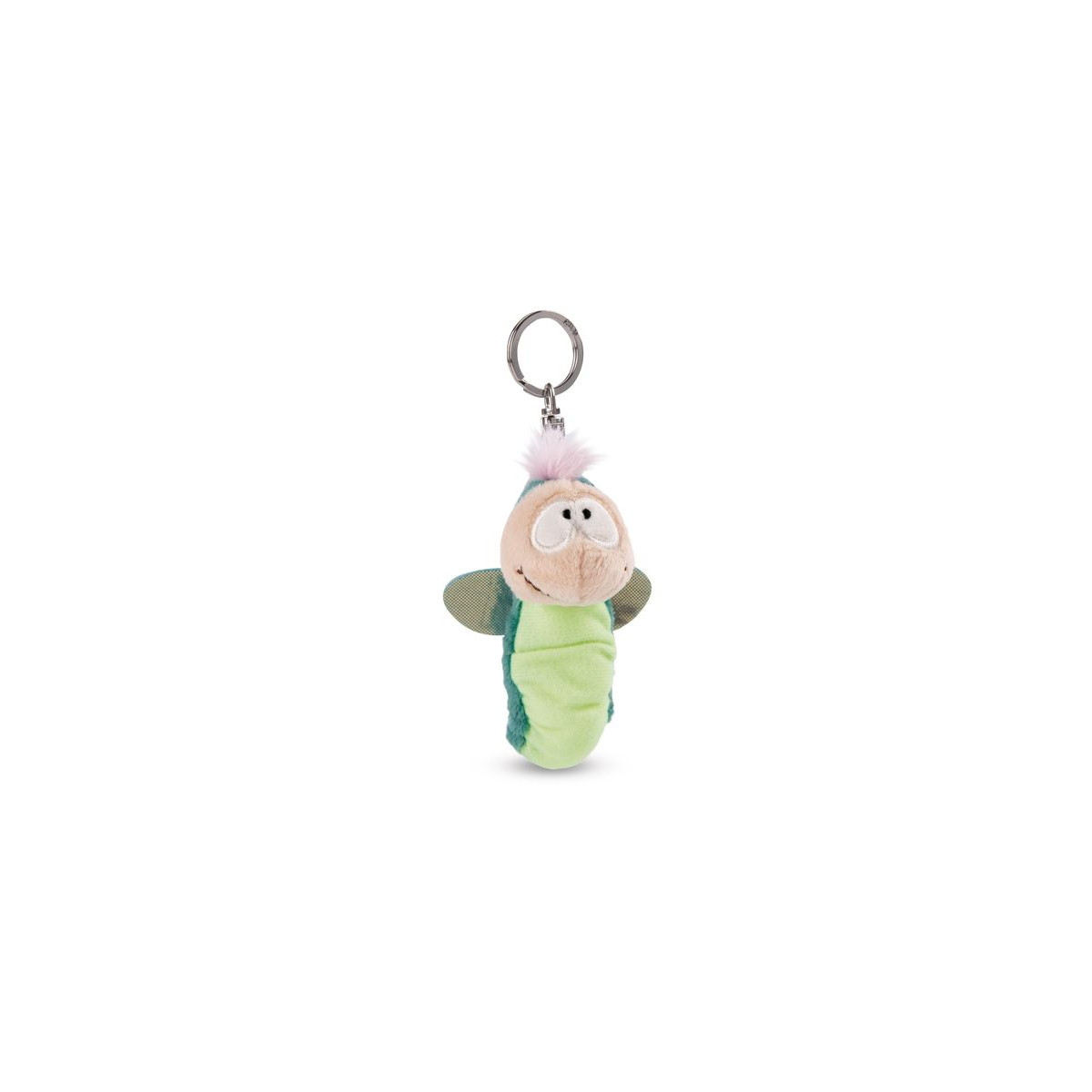 NICI - Theodor & Friends - Green - Schlüsselanhänger Glühwürmchen Glim Jim 10cm