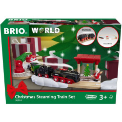 BRIO - Batterie-Dampflok Weihnachts-Set BRIO - Batterie-Dampflok Weihnachts-Set