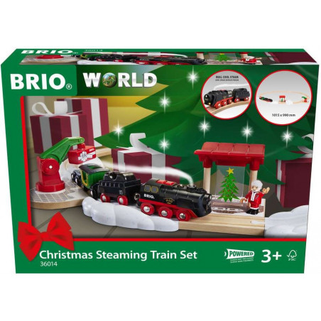 BRIO - Batterie-Dampflok Weihnachts-Set BRIO - Batterie-Dampflok Weihnachts-Set