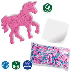 SES Creative - Green Beedz - Bügelperlenset Einhorn