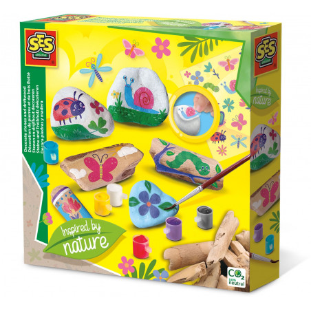 SES Creative - Steine und Treibholz dekorieren - Inspired by nature
