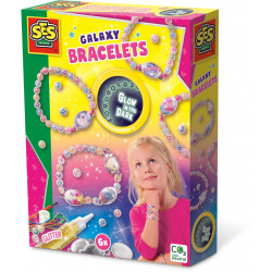 SES Creative - Glow in the Dark Armbänder Galaxy
