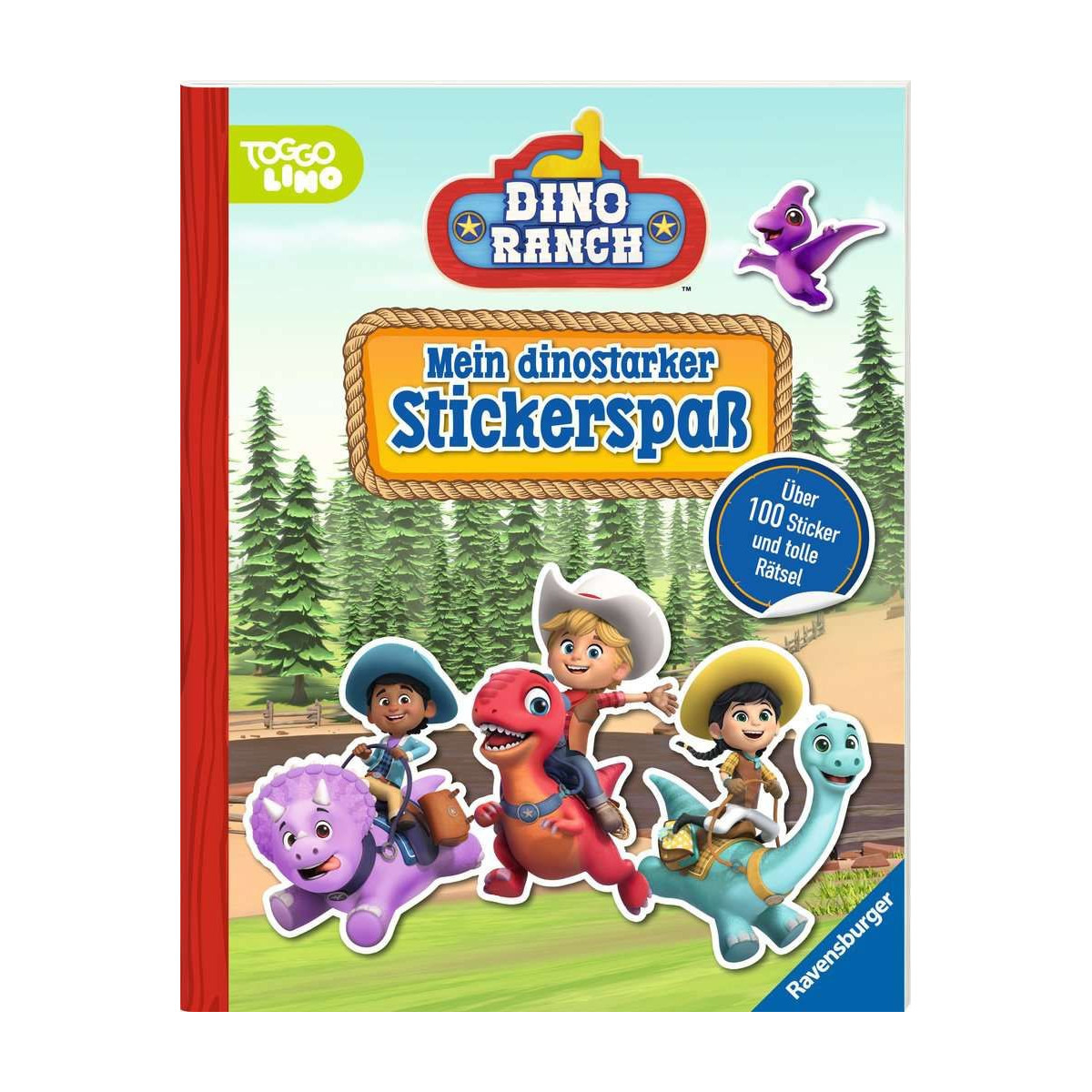 Ravensburger - Dino Ranch: Mein dinostarker Stickerspaß