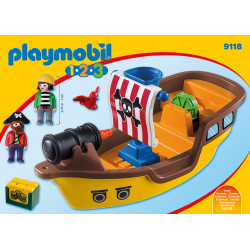 PLAYMOBIL 9118 - 1.2.3. - Piratenschiff