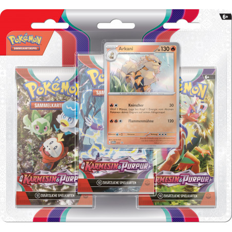 Pokémon - PKM KP01 3-Pack Blister DE MBE6