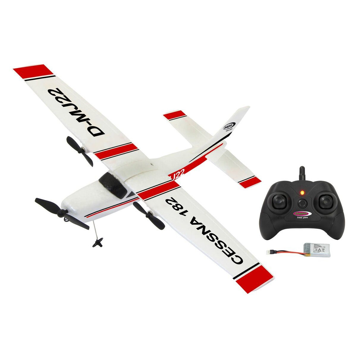Jamara - Cessna 182 Flugzeug 2,4GHz Gyro 2CH