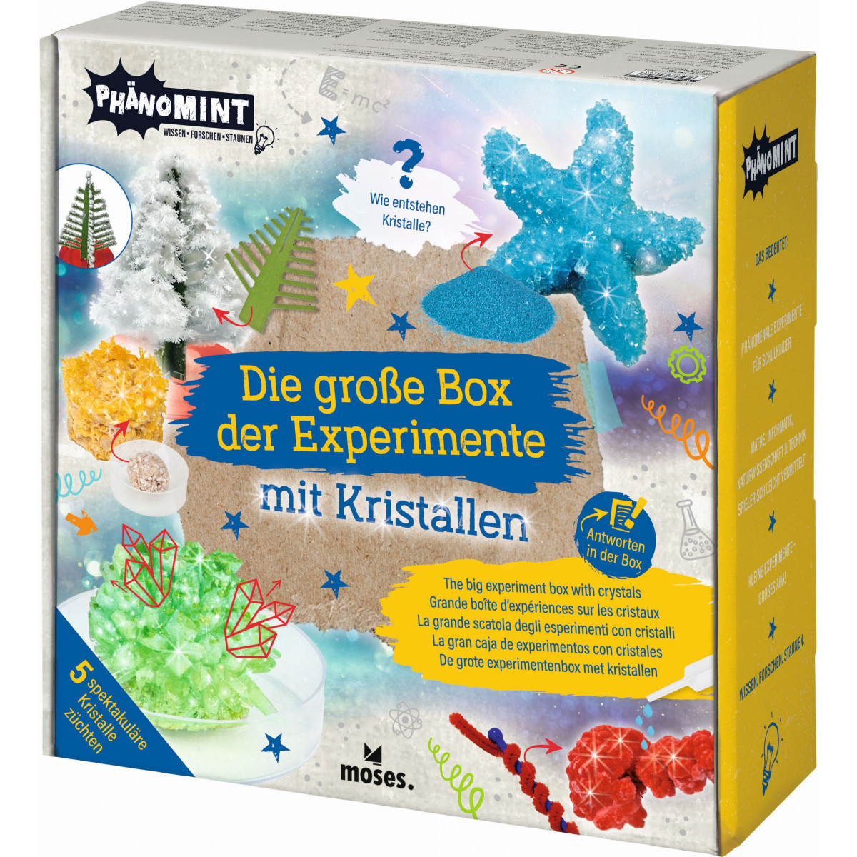 moses. - PhänoMINT Die große Box der Experimente mit Kristallen