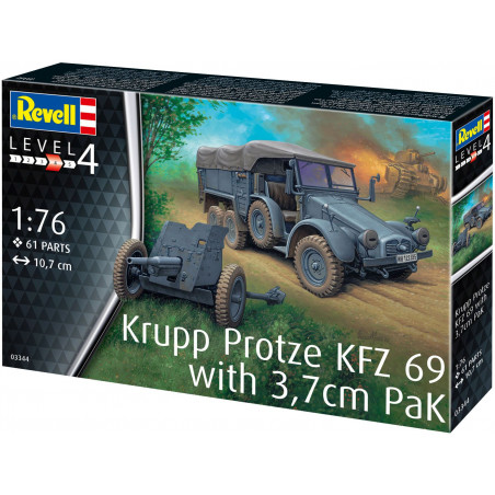 Revell - Krupp Protze KFZ 69 with 3,7cm Pak