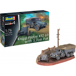 Revell - Krupp Protze KFZ 69 with 3,7cm Pak