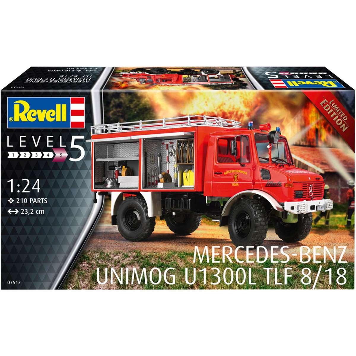 Revell - Mercedes-Benz Unimog U 1300 L TLF 8/18