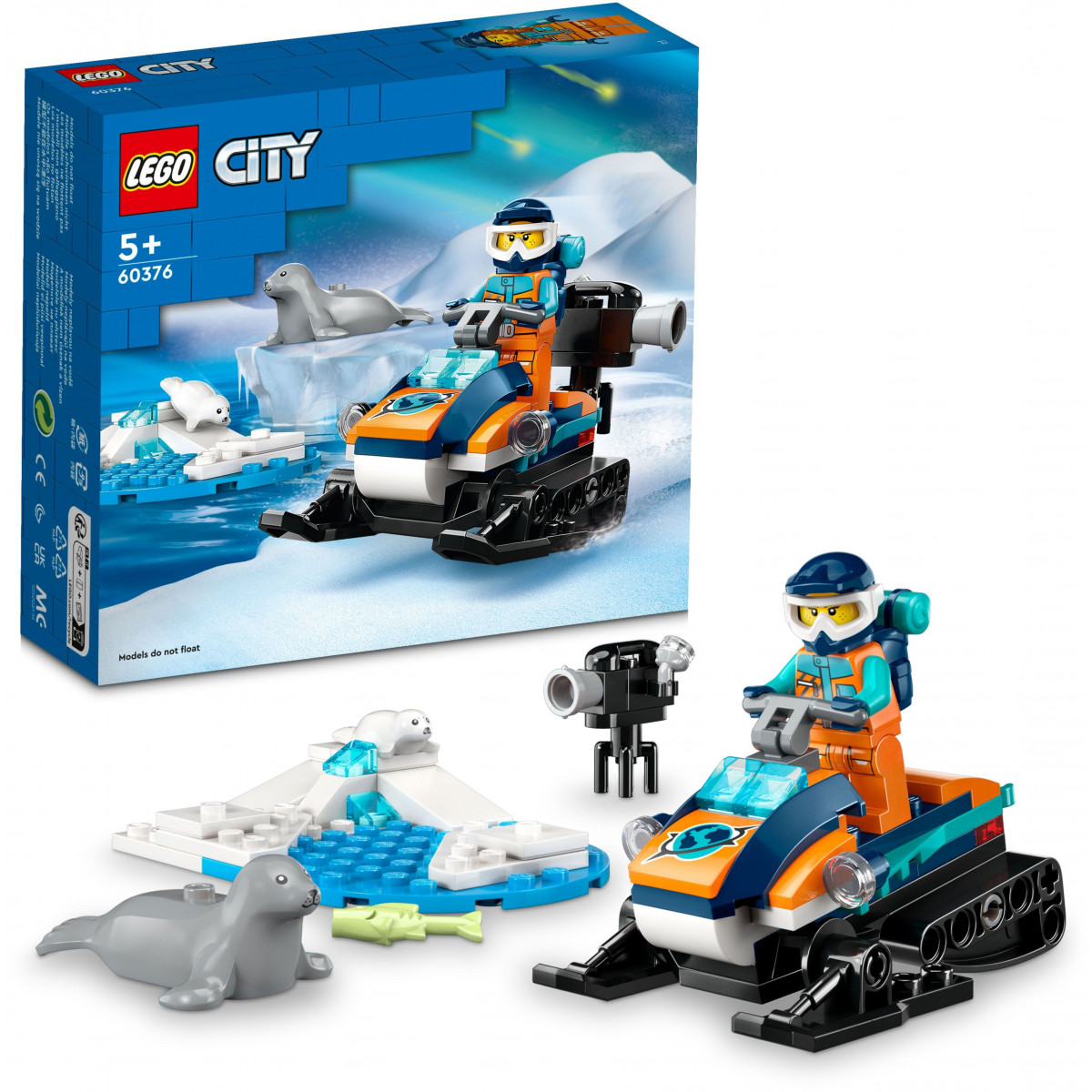 LEGO City 60376 - Arktis-Schneemobil