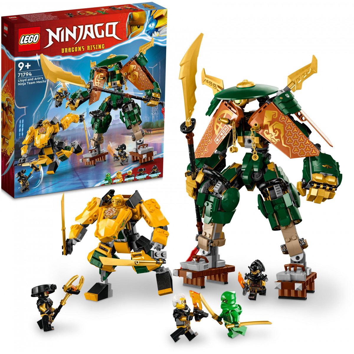 LEGO Ninjago 71794 - Lloyds und Arins Training-Mechs