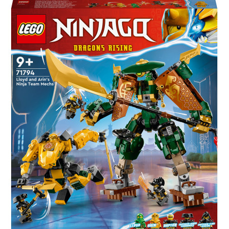 LEGO Ninjago 71794 - Lloyds und Arins Training-Mechs