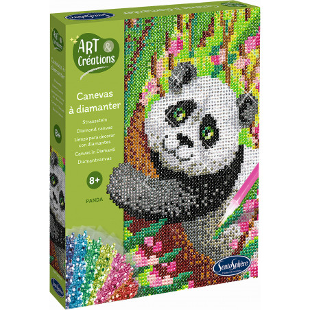 SentoSphere - Strasssteinbild Panda SentoSphere - Strasssteinbild Panda
