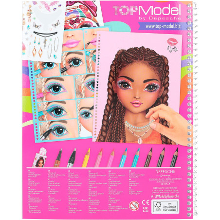 Depesche - TOPModel - Create your TOPModel Make-Up Malbuch Depesche - TOPModel - Create your TOPModel Make-Up Malbuch