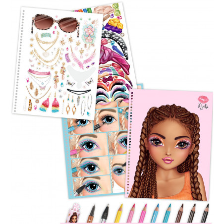 Depesche - TOPModel - Create your TOPModel Make-Up Malbuch Depesche - TOPModel - Create your TOPModel Make-Up Malbuch