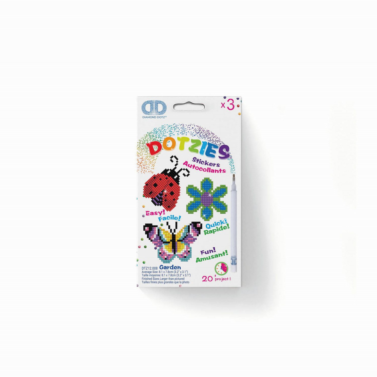 Diamond Dotz - Dotzies - Diamond Painting Sticker Garten