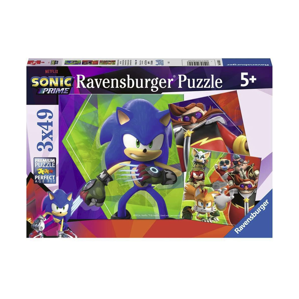 Ravensburger - Die Abenteuer von Sonic, 49 Teile