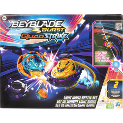 Hasbro - Beyblade Burst QuadStrike Light Ignite Battle Set