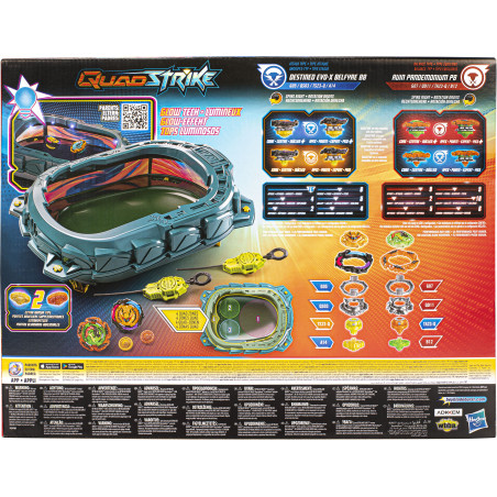 Hasbro - Beyblade Burst QuadStrike Light Ignite Battle Set