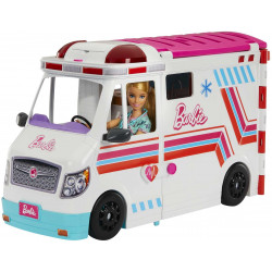 Barbie - Barbie 2-in-1 Krankenwagen Spielset