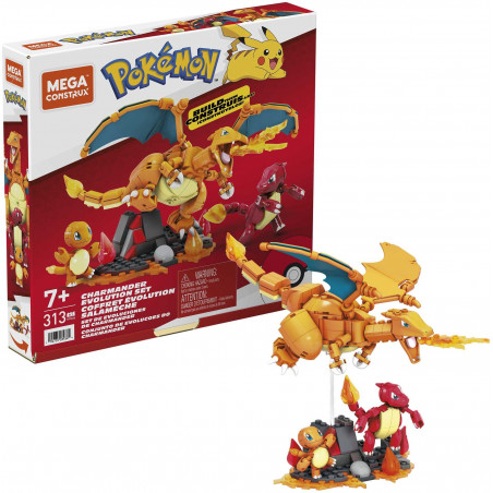 Mega Construx - Pokémon Glumanda Evolution Set