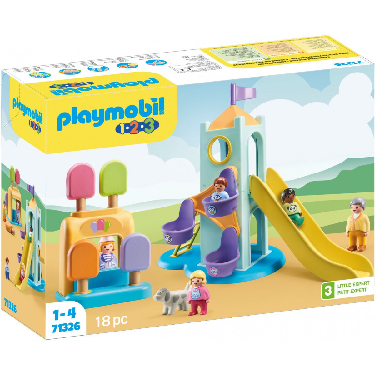 PLAYMOBIL 71326 - 1.2.3 - Erlebnisturm mit Eisstand