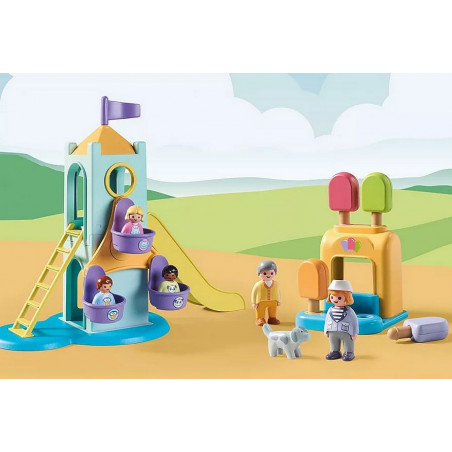 PLAYMOBIL 71326 - 1.2.3 - Erlebnisturm mit Eisstand