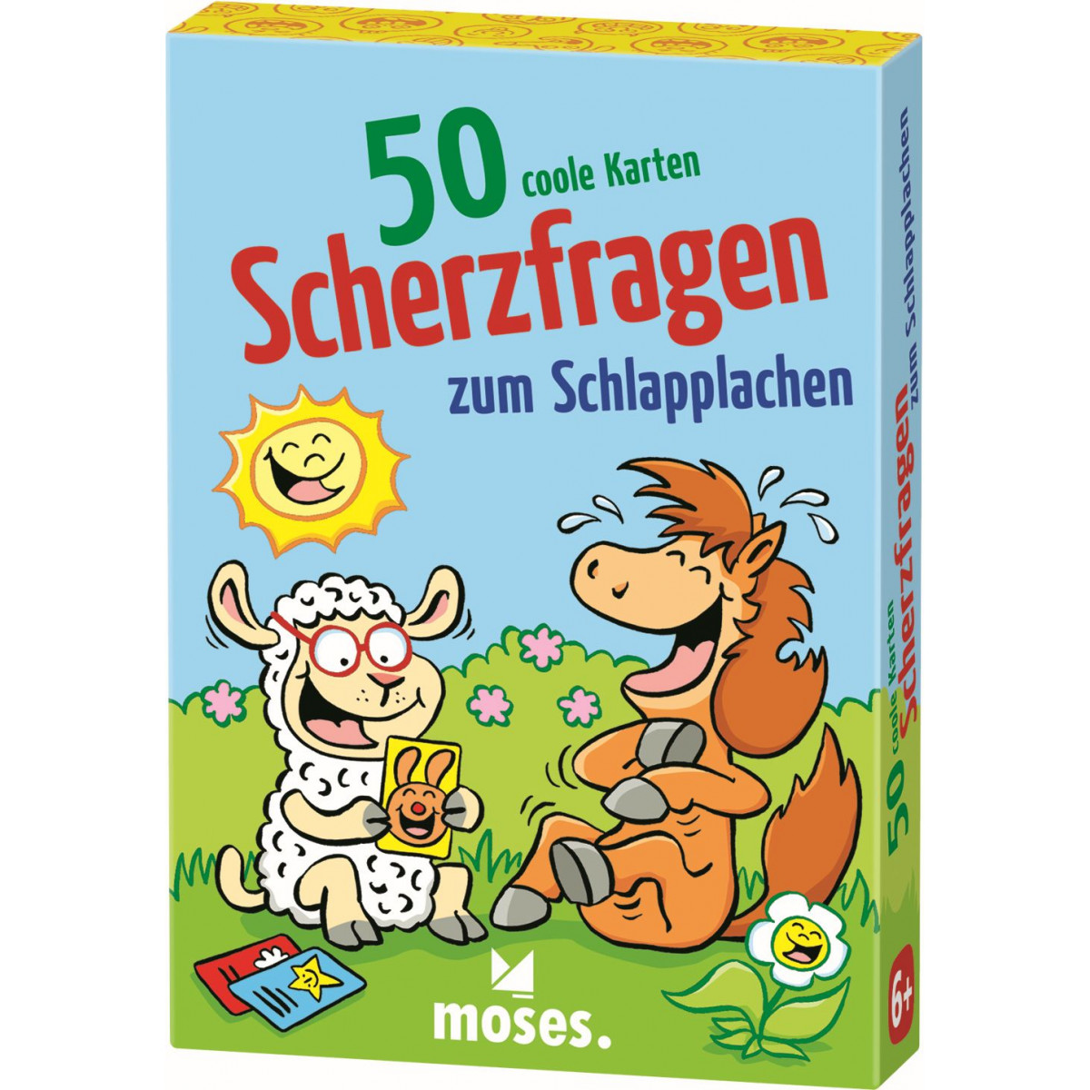 moses. - 50 coole Karten - Scherzfragen zum Schlapplachen