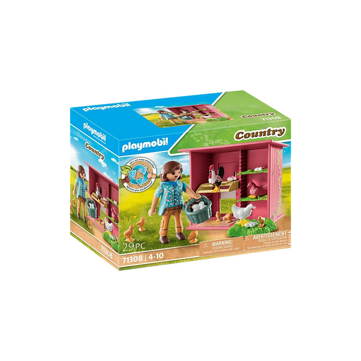PLAYMOBIL 71308 - Country - Hühner mit Küken