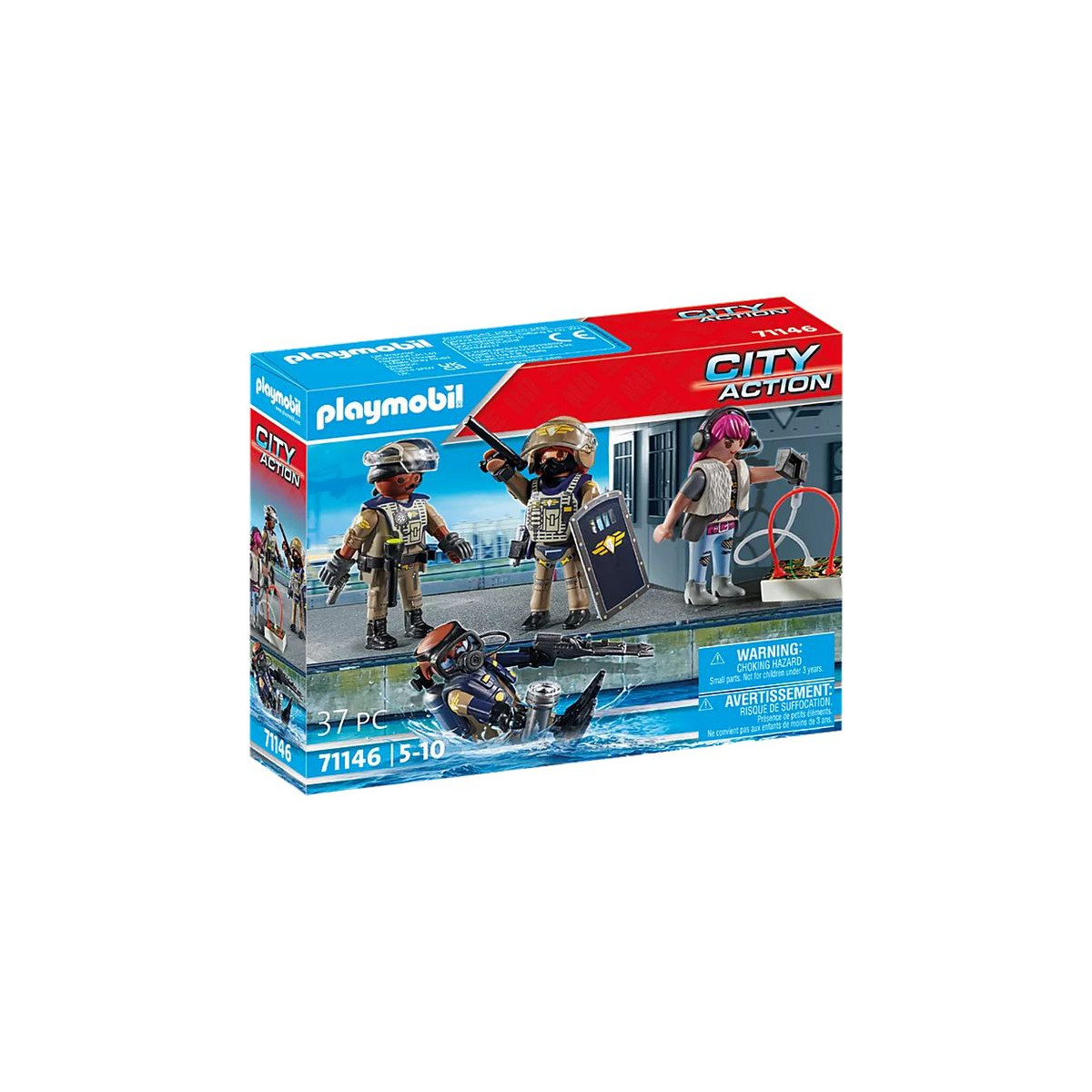 PLAYMOBIL 71146 - Action Heroes - SWAT-Figurenset