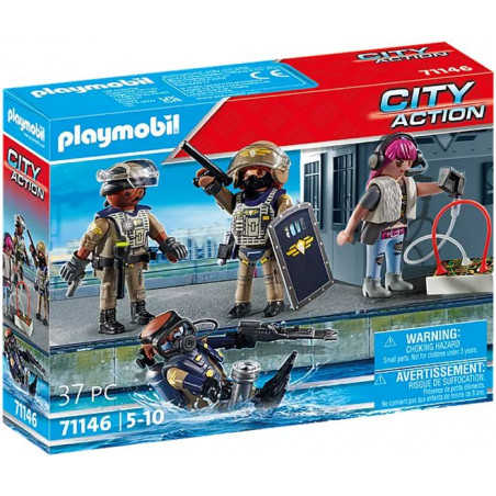 PLAYMOBIL 71146 - Action Heroes - SWAT-Figurenset