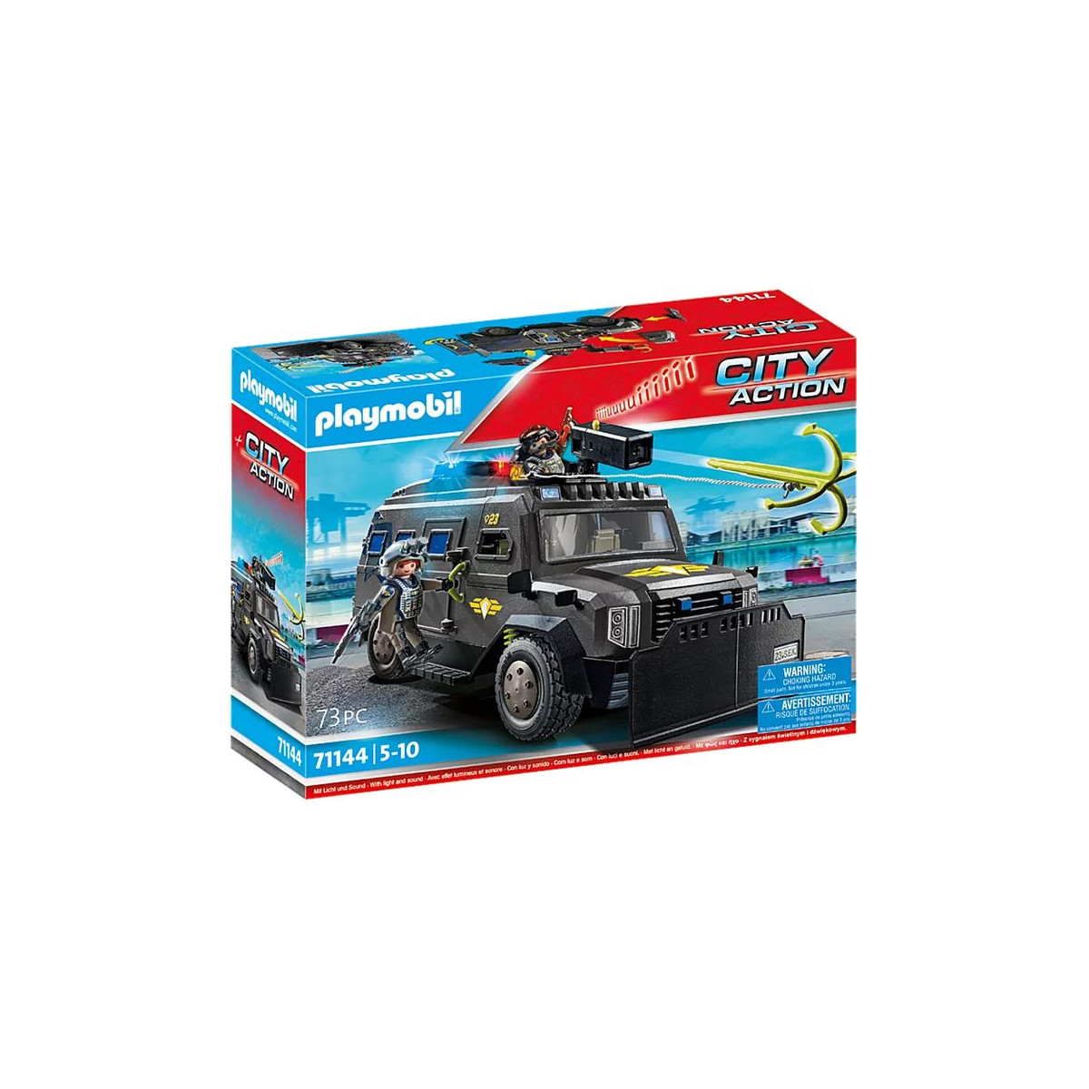 PLAYMOBIL 71144 - Action Heroes - SWAT-Geländefahrzeug