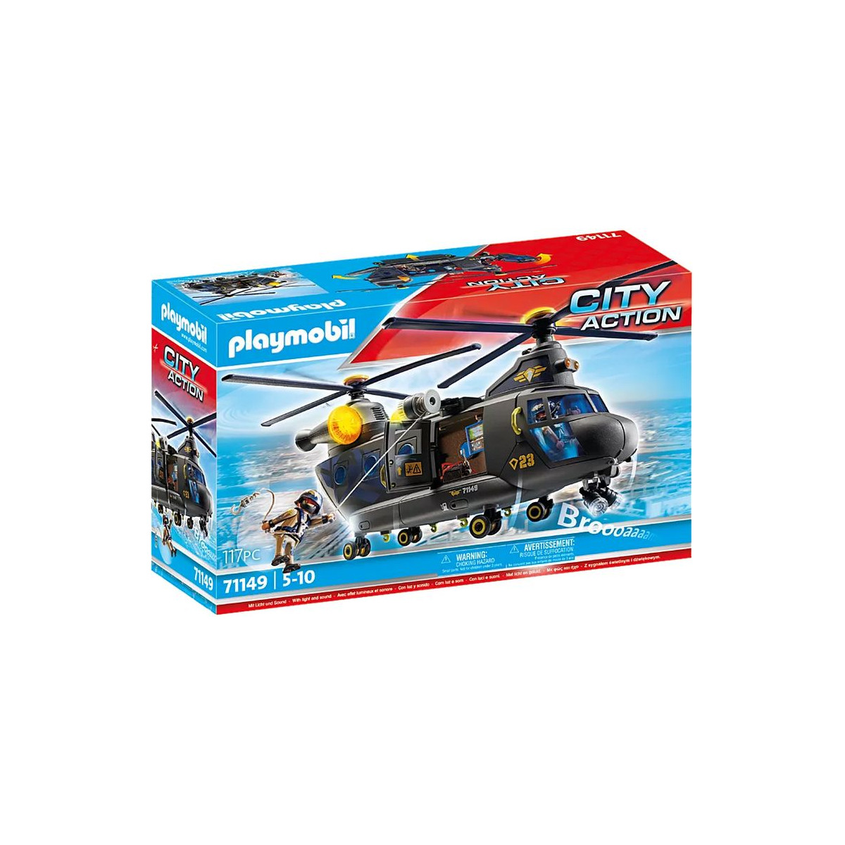 PLAYMOBIL 71149 - Action Heroes - SWAT-Rettungshelikopter