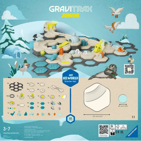 Ravensburger - GraviTrax Junior Starter-Set L Ice Ravensburger - GraviTrax Junior Starter-Set L Ice