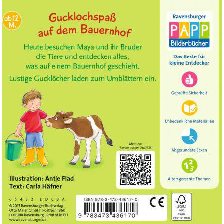 Ravensburger - Mein Bauernhof Gucklochbuch