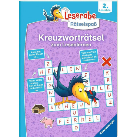 Ravensburger - Leserabe: Kreuzworträtsel zum Lesenlernen - 2. Lesestufe