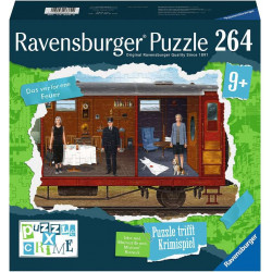 Ravensburger - Puzzle X Crime Kids: Das verlorene Feuer, 264 Teile Ravensburger - Puzzle X Crime Kids: Das verlorene Feuer, 264 Teile