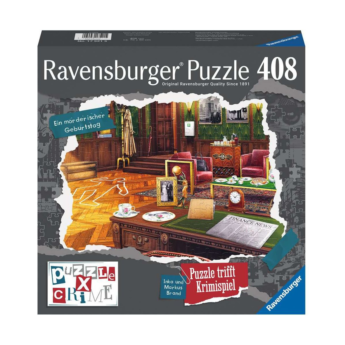 Ravensburger - Puzzle X Crime: Ein mörderischer Geburtstag, 406 Teile
