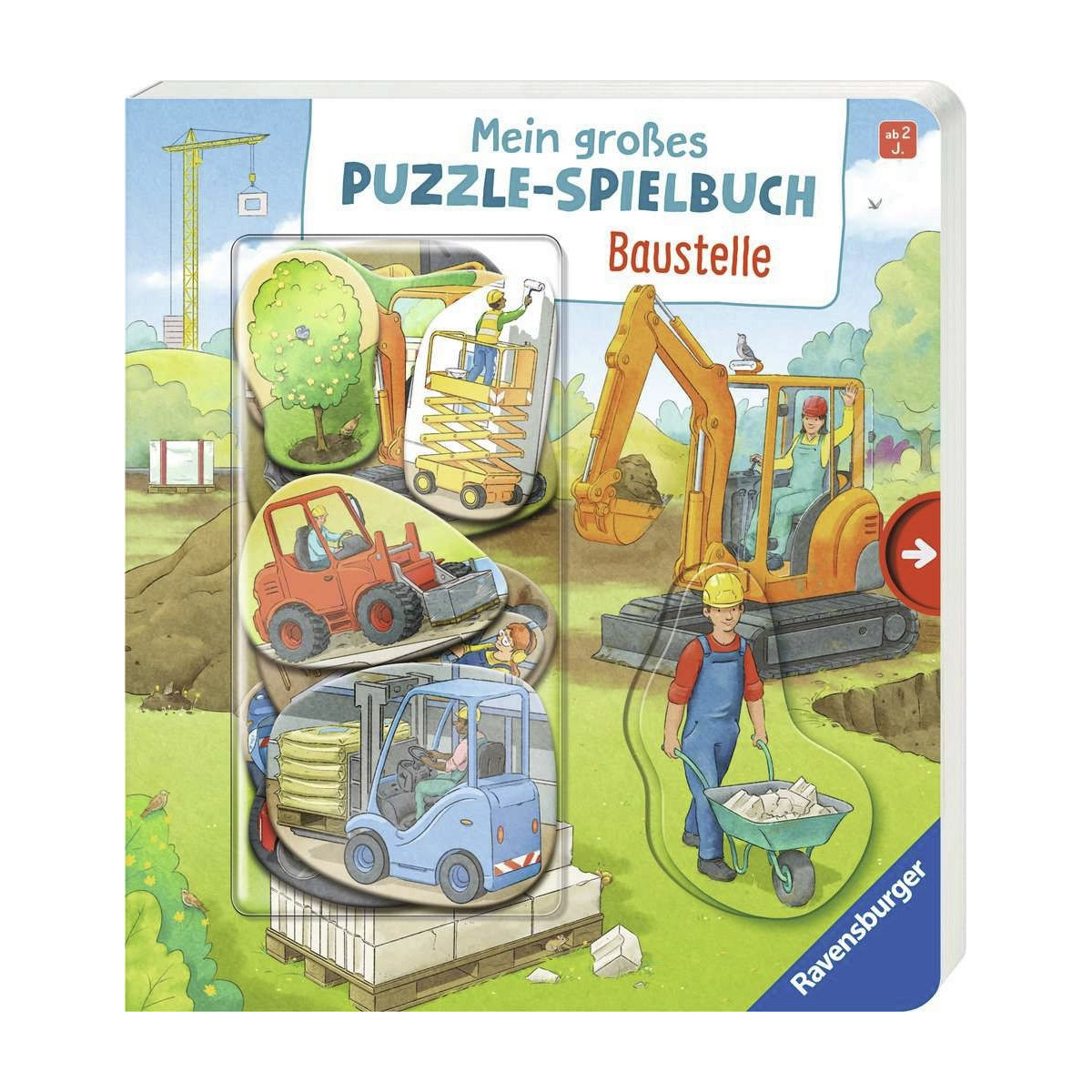 Ravensburger - Mein großes Puzzle-Spielbuch: Baustelle