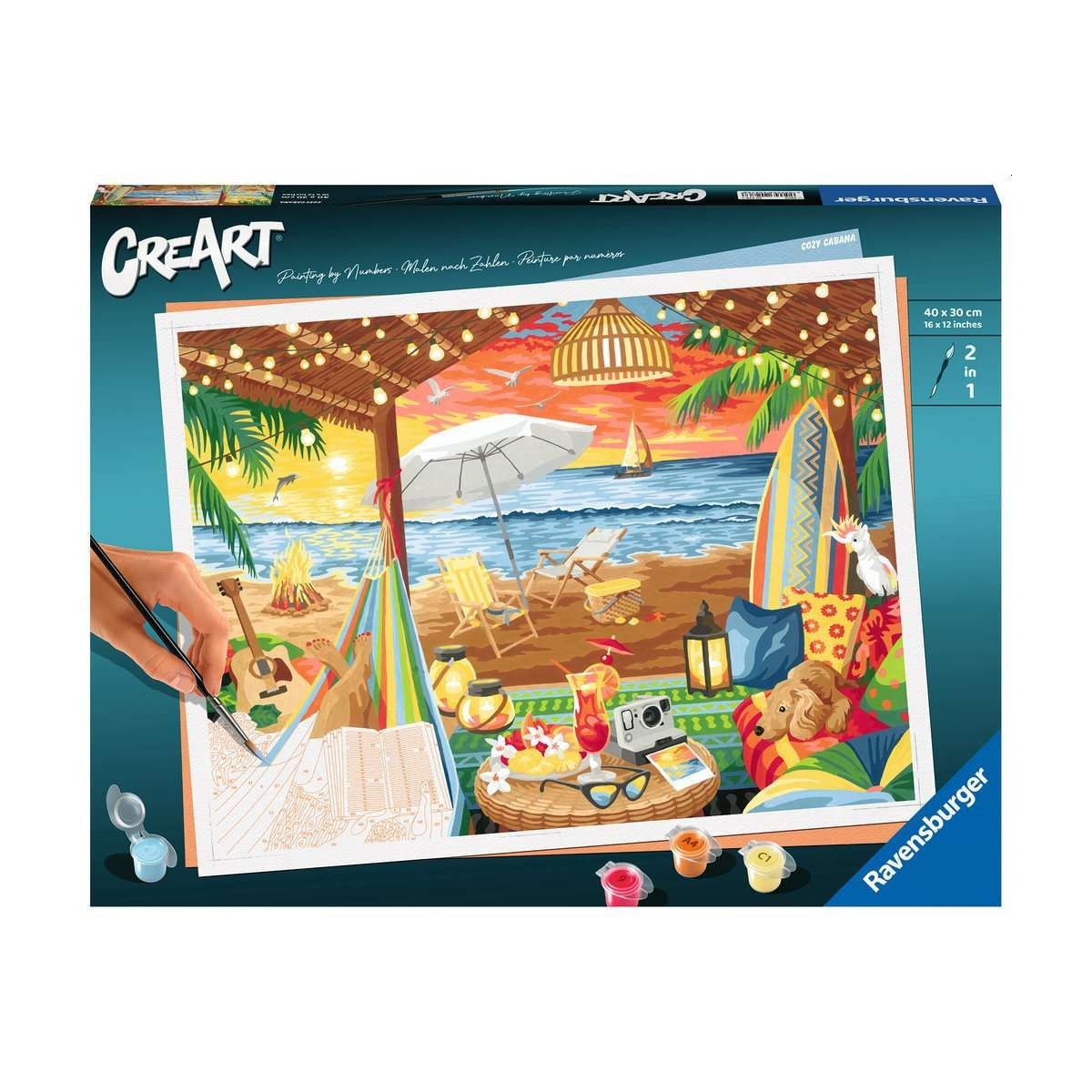 Ravensburger - Malen nach Zahlen - CreArt - Cozy Cabana