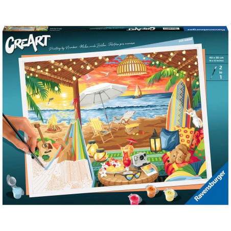 Ravensburger - Malen nach Zahlen - CreArt - Cozy Cabana